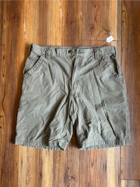 Carhartt Olive Cargo Work Shorts